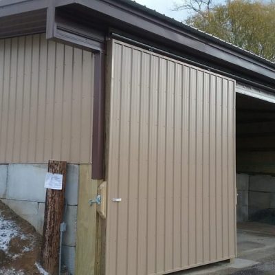 <div class="aas01"> Products <br /><div class="aasprod">METAL ROOF/SIDING: EAGLE PRO</div></div> Salt Storage Shed